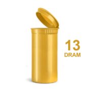 Poptop Gold Kunststoffbehälter klein 13 Dram - 35mm