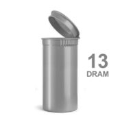 Poptop Silber Kunststoffbehälter klein 13 Dram - 35mm