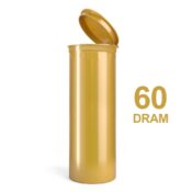 Poptop Gold Kunststoffbehälter Big 60 Dram - 50mm