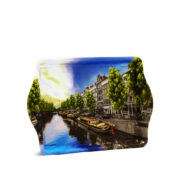Amsterdam Canals Small Metall Rolling Tray