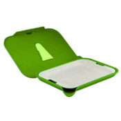 Santa Cruz Biologisch abbaubares kleines Hanf-Tablett-Set mit Harzfänger Grün