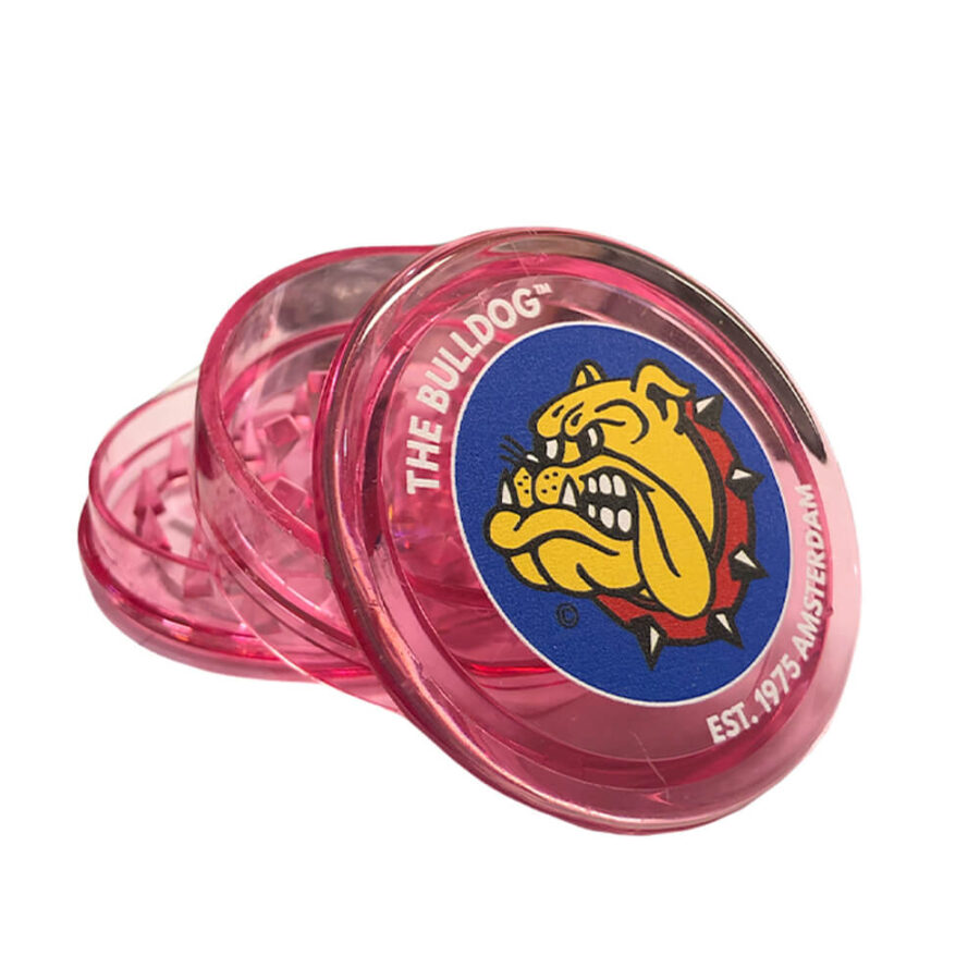 The Bulldog Pink Plastic Grinder 3 Teile - 50mm (12stk/display)