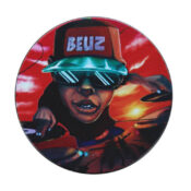 Beuz Aluminium Grinder DJ Beuz Schwarz 50mm (6stk/display)