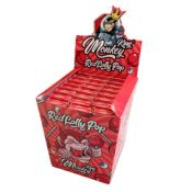 Monkey King Papers mit Filter Tips Red Lolly Pop (24stk/display)