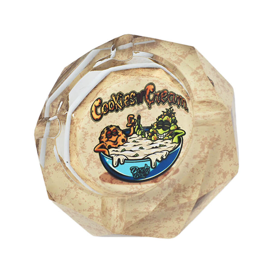 Best Buds Kristallaschenbecher mit Geschenkbox Cookies and Cream