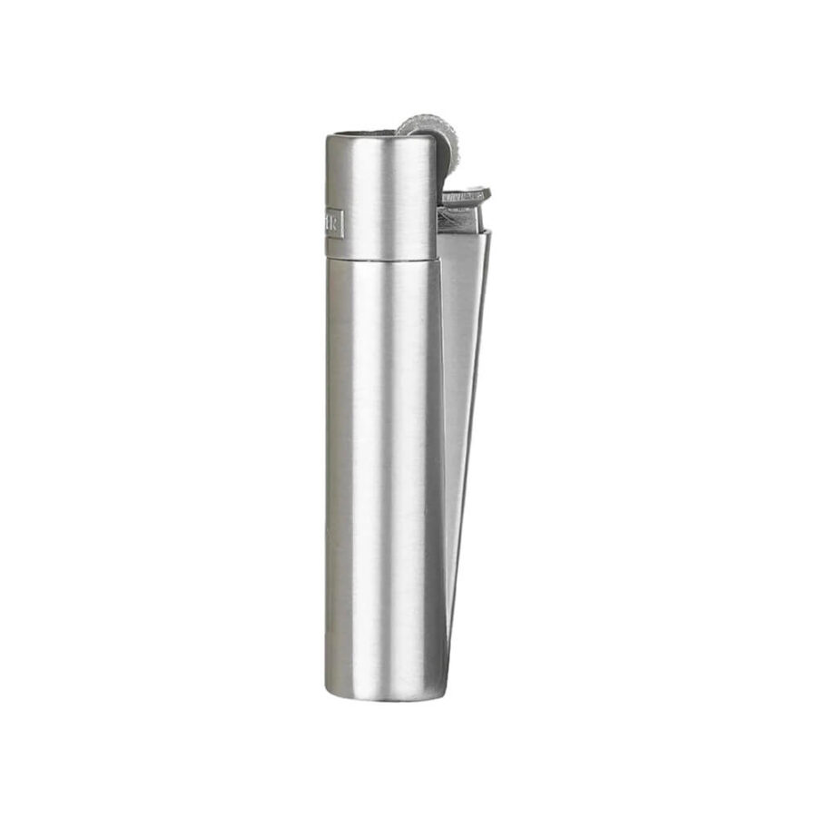 Clipper Silber Metall-Feuerzeug und Geschenkbox (12Stk/Display)