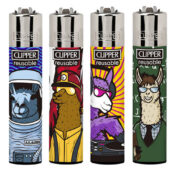 Clipper Feuerzeuge Llama Work (24stk/display)